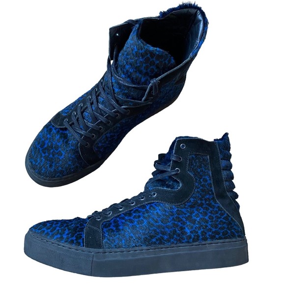 Eugene Riconneaus Other - Men's Blue High-Top Sneakers